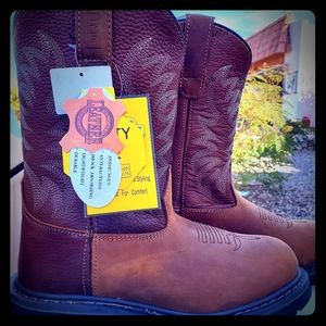 Men's Leather Work Boots sz 8.5